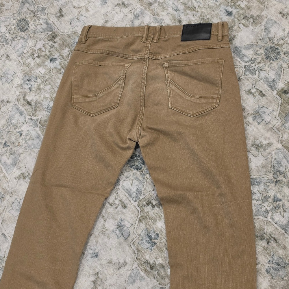Empyre Verge Mens Slim Fit Jeans 30 Tobacco Brown Stretch Skate Pants Distressed